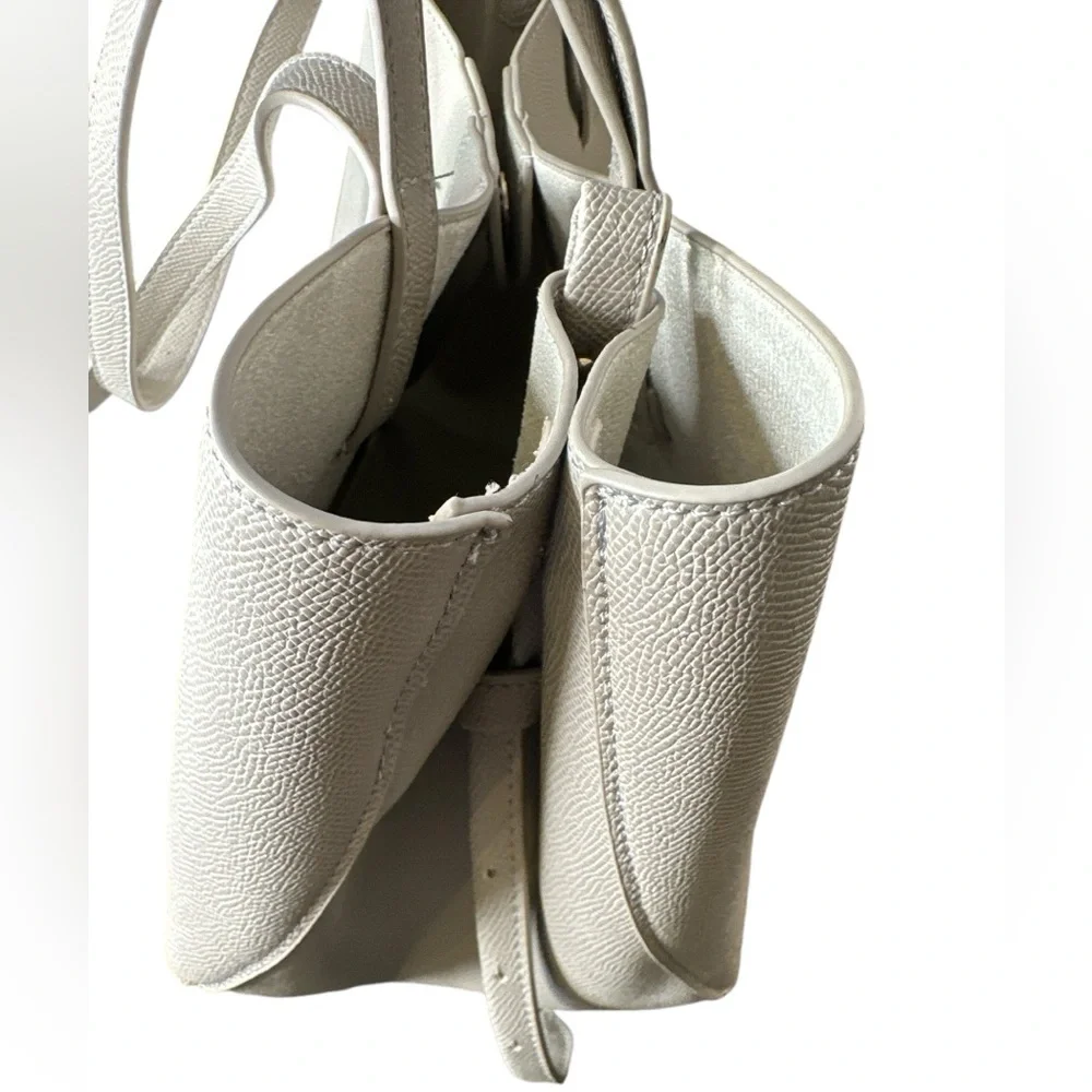 Taupe Faux Leather Tote Bag - Picture 3 of 9